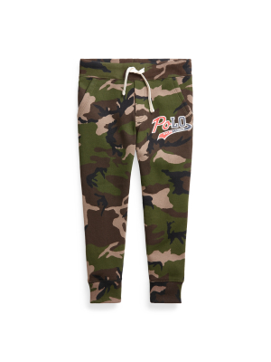 Logo Camo Fleece Jogger Pant