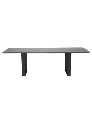 Versailles Oxidized Grey Wood Dining Table