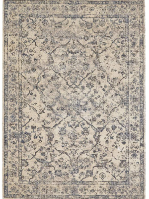 Feizy Fiona Modern Ornamental Rug - Available In 5 Sizes - Cream & Gray