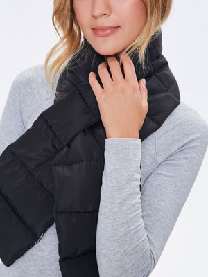 Oblong Puffer Scarf