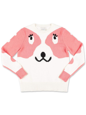 Stella Mccartney Kids Doodle Dog Knitted Jumper