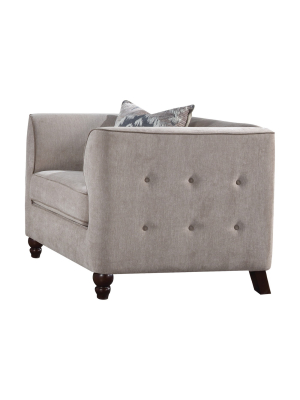 Cyndi Chair Light Gray - Acme Furniture