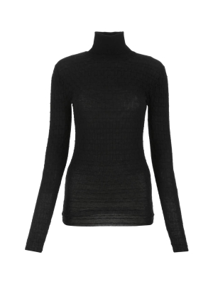 Versace Turtleneck Knit Sweater