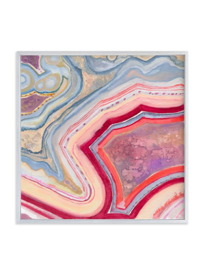 Minted For West Elm - Red Stripe Agate