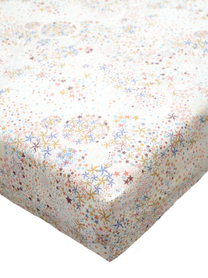 Fitted Sheet Made With Liberty Fabric Adelajda Mustard