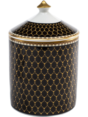 Antler Trellis Jasmine Candle, Black