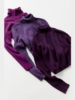 Urban Renewal Recycled Cropped Turtleneck Top