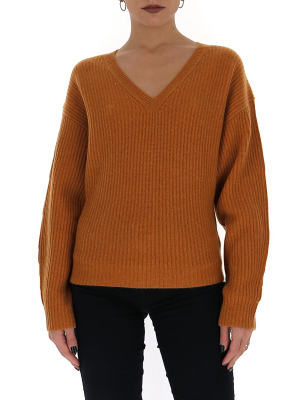 Theory V-neck Knit Sweater