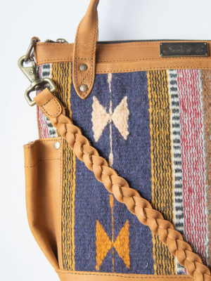 Braided Shoulder Strap - Mexico Collection - Tobacco Leather