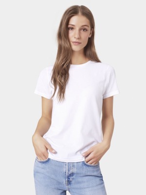 Women Light Organic Tee - Stone Blue