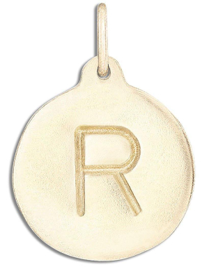 "r" Alphabet Charm