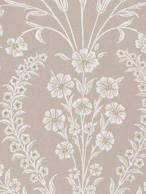 Chelwood Wallpaper In Dove Grey From The Ashdown Collection By Nina Campbell For Osborne & Little