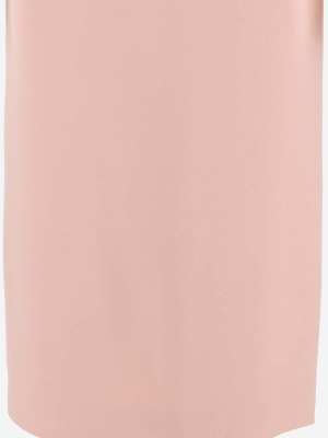 Valentino Scoop Neck Midi Dress