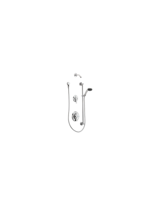 Moen T8342nh Shower System Trim Package With 2.5 Gpm Single Function Hand Shower And Slide Bar