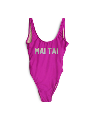 Mai Tai [swimsuit // Silver Text]