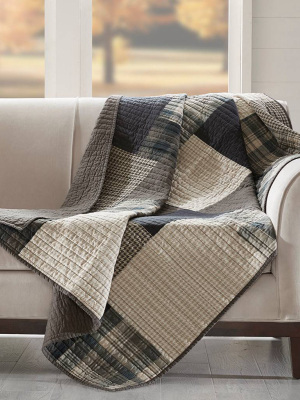 50"x70" Winter Hills Quilted Throw Blanket Tan - Woolrich