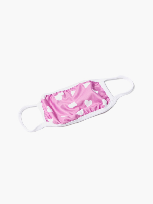 Heart Print Face Mask