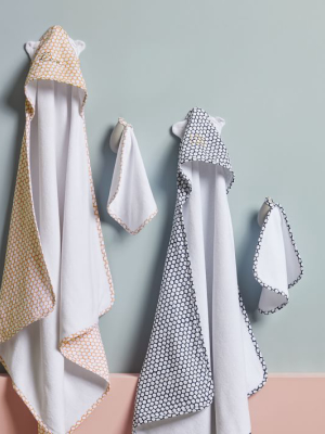 Dot Bath Wrap & Washcloth Sets