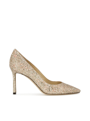 Jimmy Choo Romy Glitter 85 Pumps