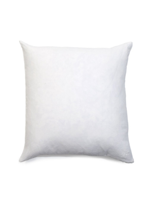 Simple Square Linen Pillow White