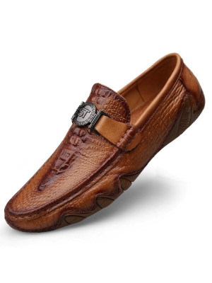 Pologize™ Crocodile Pattern Moccasins