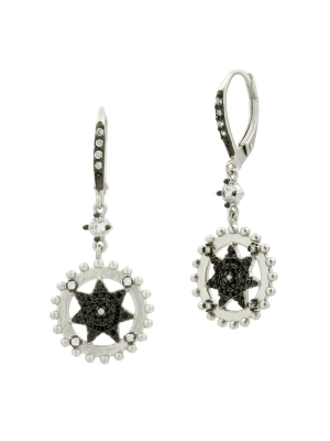 Pavé Starburst Dangle Earring