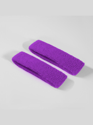 Hue Purple Cotton Bicep Bands