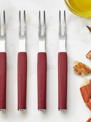 Williams Sonoma Seafood Forks, Set Of 4