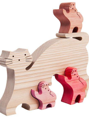 Wooden Cat Puzzle