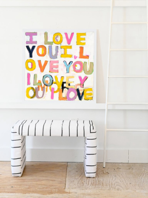 Oui To Love Art Print