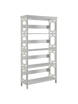 Omega 5 Tier Bookcase 59.75" - Convenience Concepts®