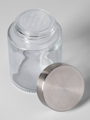 3.4oz Glass Spice Jar With Stainless Steel Lid - Threshold™