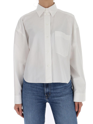 Valentino Cropped Compact Poplin Shirt