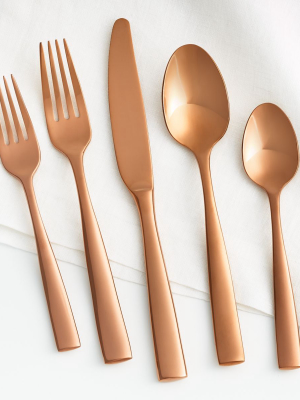 Couture Copper 5-piece Flatware Place Setting