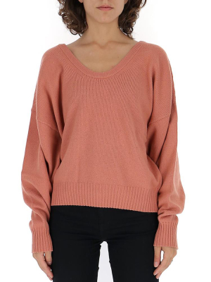 See By Chloé Scooped Neck Sweater