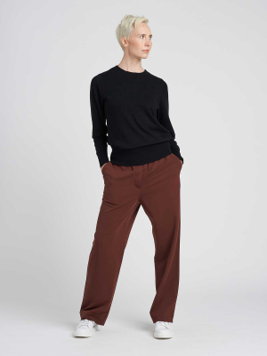 Eden Twill Pull-on Pants - Mocha