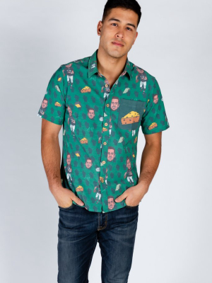 The Aaron Rodgers | Green Hawaiian Shirt