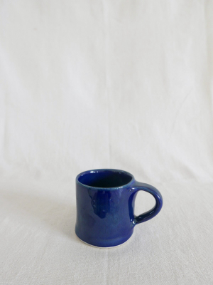 Mervyn Gers Coffee Cup In Blue Glaze