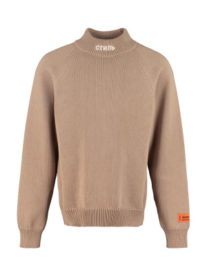 Heron Preston Graphic Intarsia Knitted Jumper