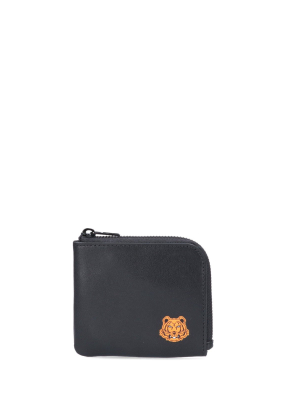 Kenzo Tiger Print Zipped Wallet