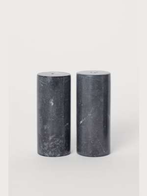 Marble Salt And Pepper Set