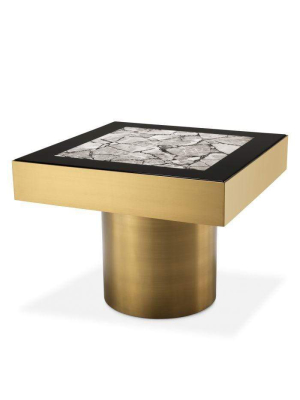 Eichholtz Tatler Side Table - Black & Gold