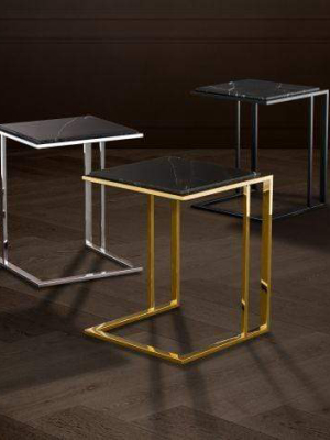 Eichholtz Cocktail Side Table - Gold & Black