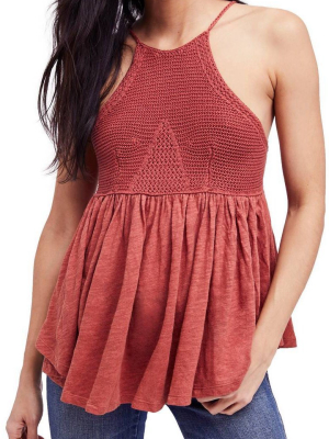 Free People Road Trip Knit Tank Copper