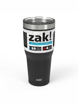 Zak! Designs 30oz Double Wall Stainless Steel Tumbler