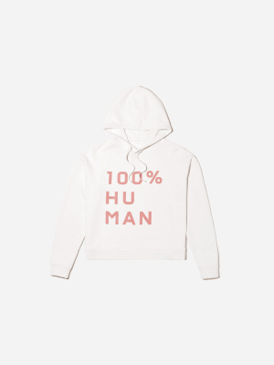 The 100% Human Typography Hoodie