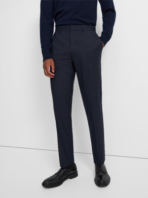 Mayer Pant In Grid Stretch Wool