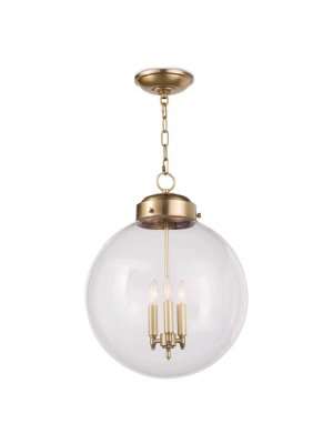 Globe Pendant (natural Brass)