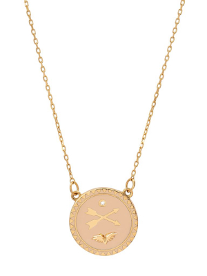 Blush Enamel Passion Necklace