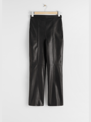 Soft Leather Trousers